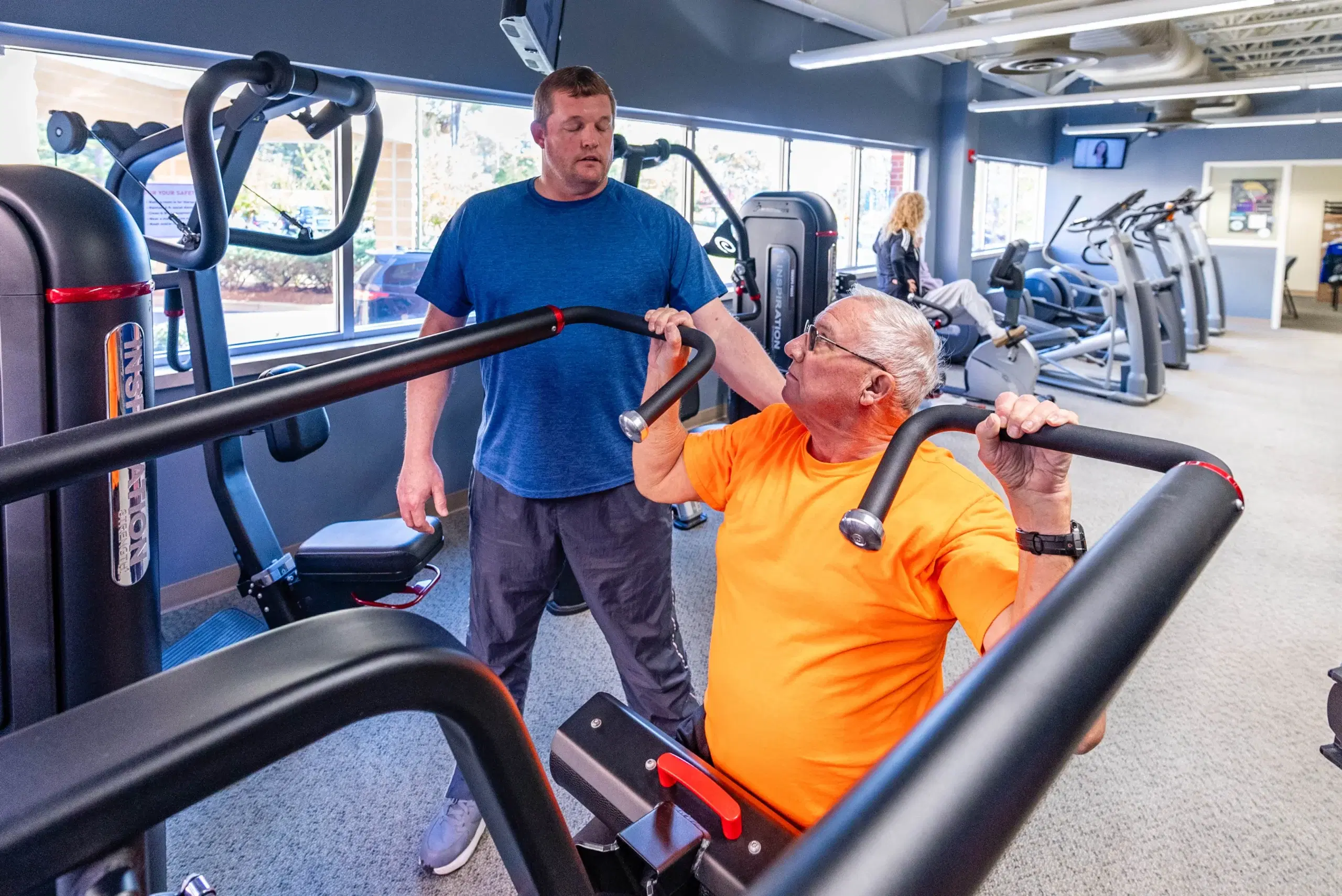 Physical therapy session